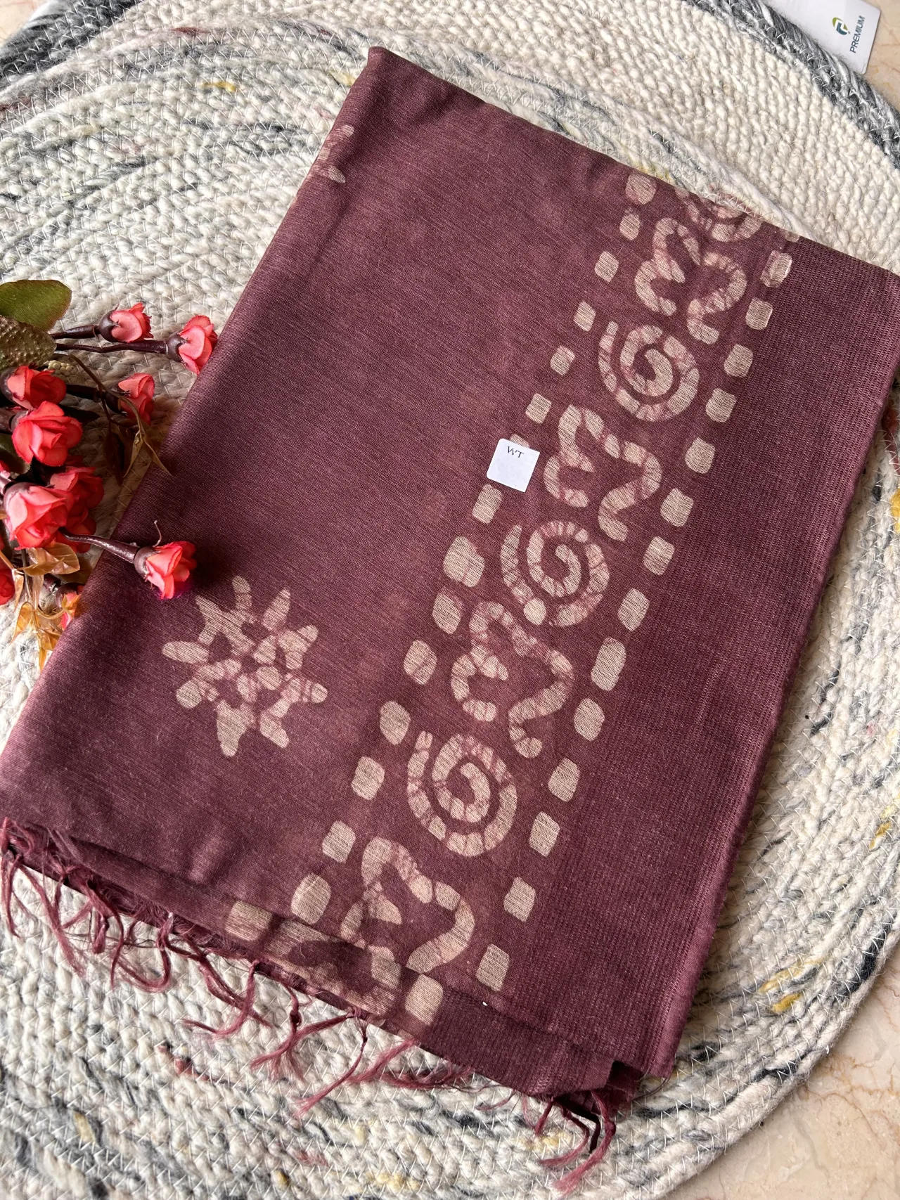 Lined saree