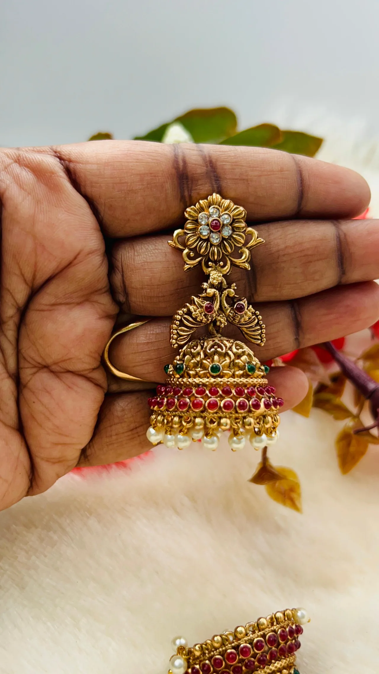 Semi bridal jhumka