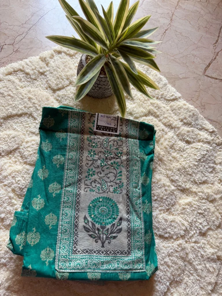 Soft Cotton Silk Embroidered Kurta