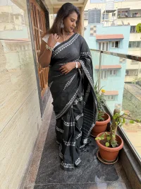 Khadi Cotton saree view 2