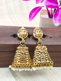 Gopuram jhumka simple view 2