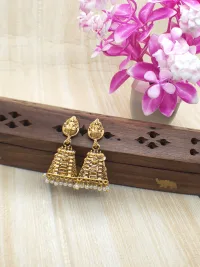 Gopuram jhumka simple view 3