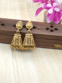 Gopuram jhumka simple view 4