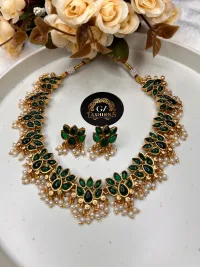 Lotus necklace view 4