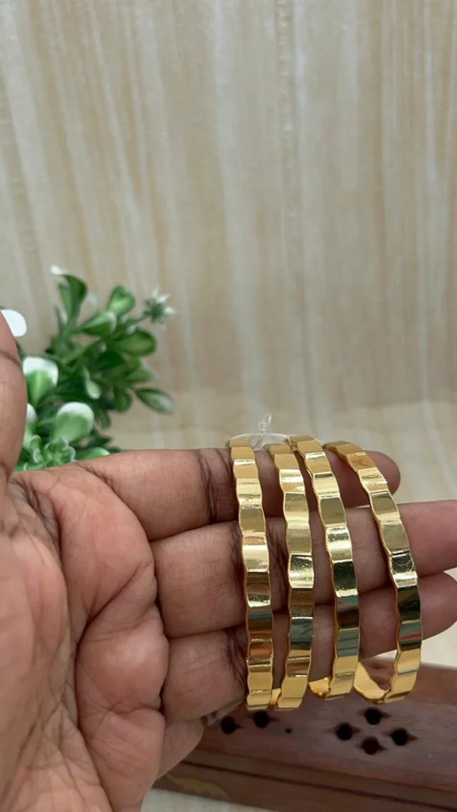 Impon Bangles  -  Gold