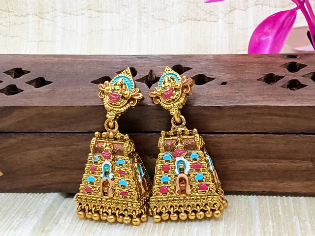 Gopuram jhumka