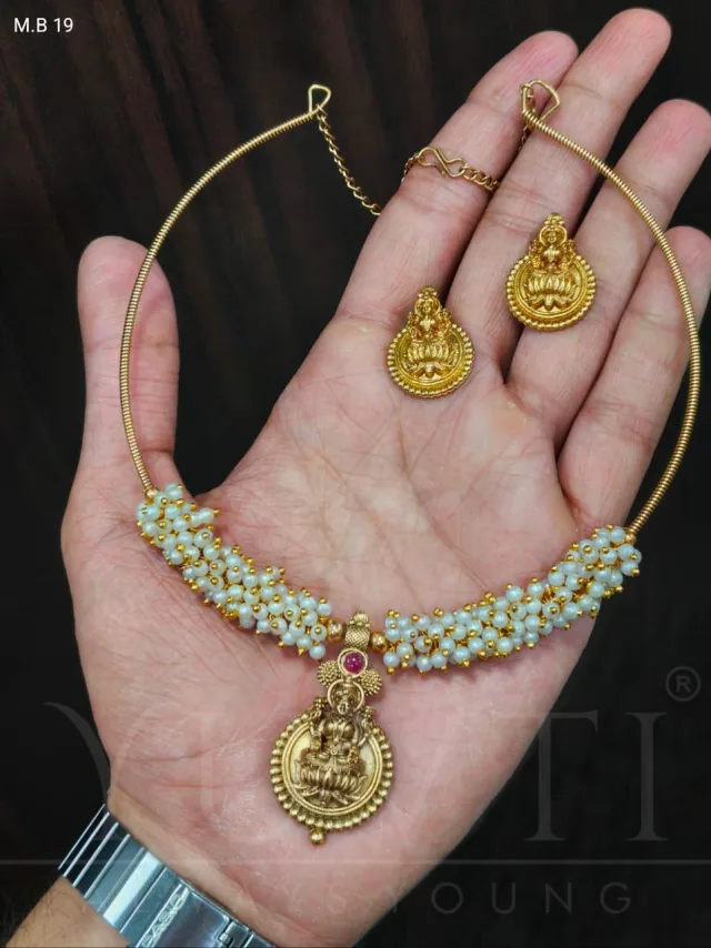 Pearl beads lakshmi hasli
