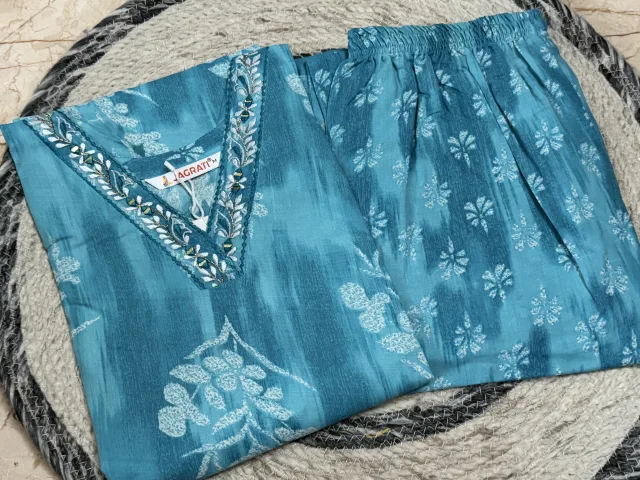 Pure Cotton 3 Piece Dress Set